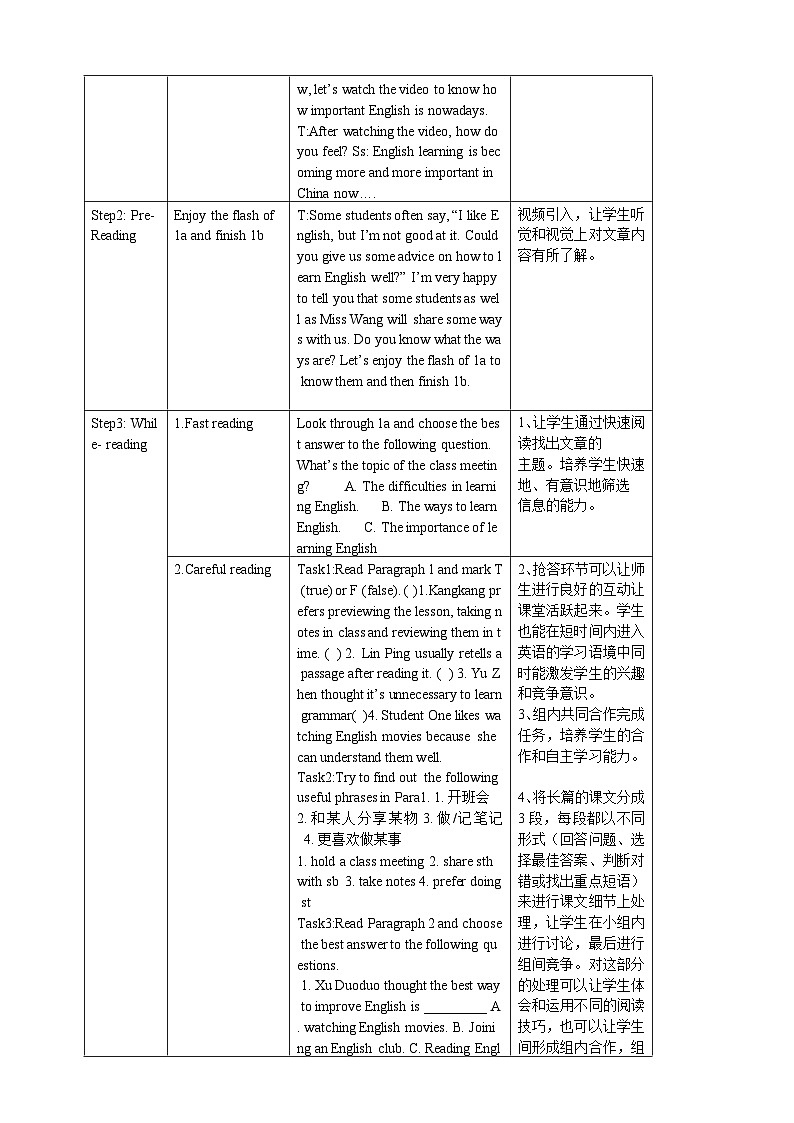 仁爱科普版英语九年级上册 Unit 3 Topic 3 Section C课件+教案+练习+视频02