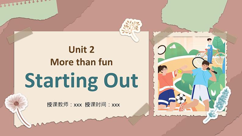 Unit 2 More than fun Starting Out（课件）2024-2025学年七年级上册外研版（2024）01