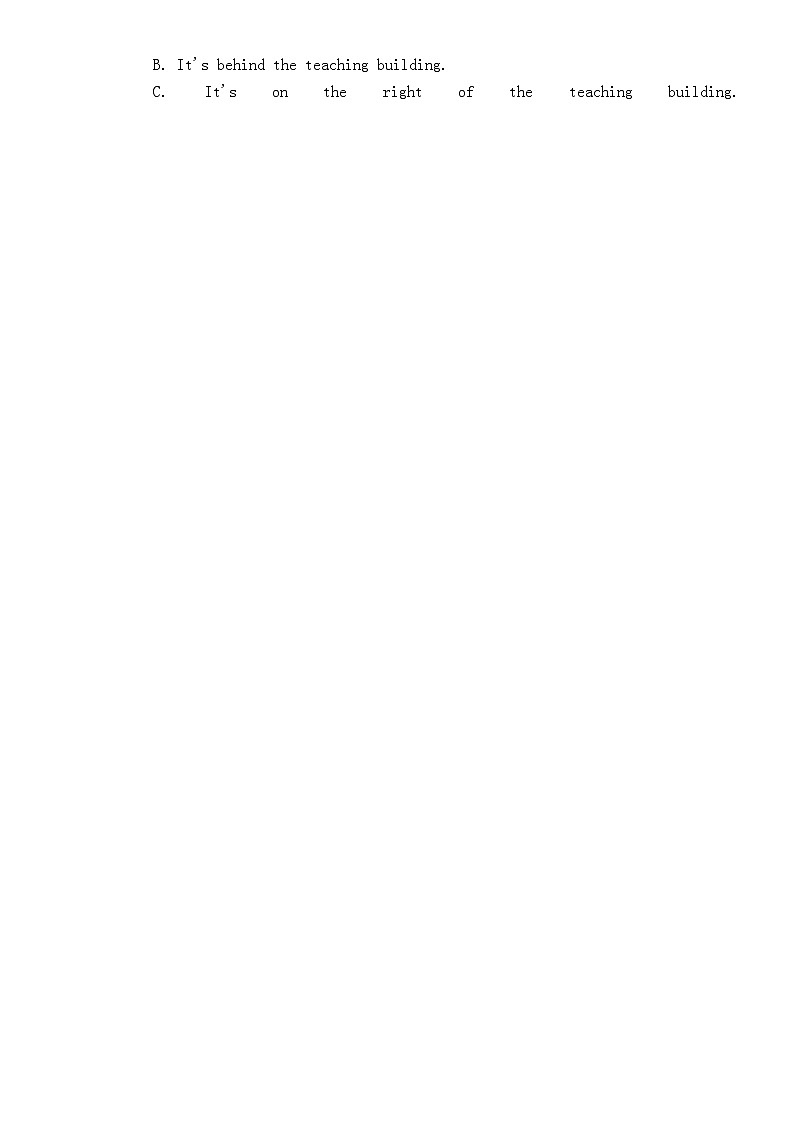 2023-2024学年山东省德州市宁津县七年级（上）期末英语试卷02