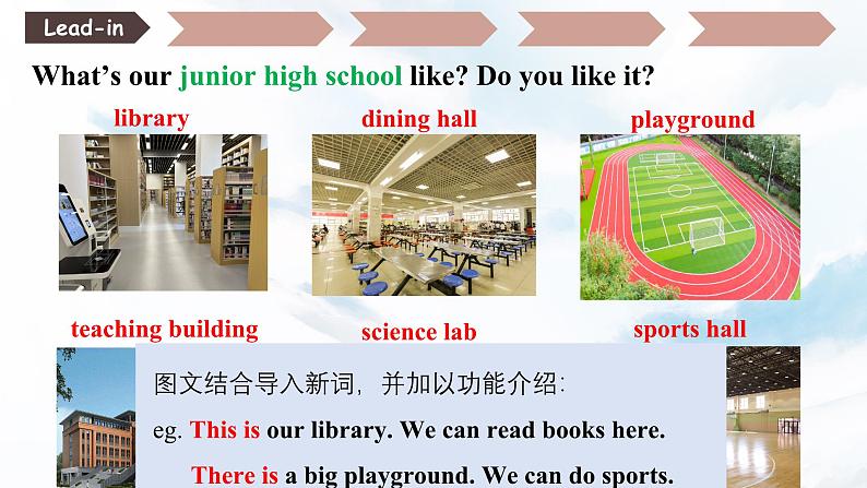 【公开课课件】 Starter Welcome to junior high know your school新外研版七上英语06