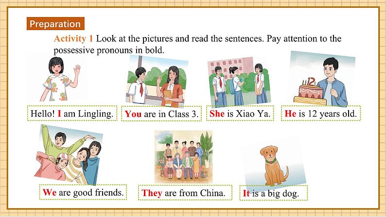 【新教材新课标】仁爱科普版英语七年级上册Unit1 Let's Be Friends!第5课时Grammar in use 课件+单元整体教学设计05