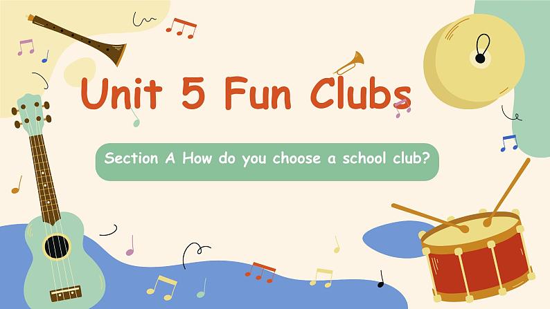 人教版（2024年）初中英语七上Unit 5 Section A 课件01