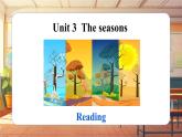 【新教材】牛津沪教版(六三制)七上Unit3 The seasons Reading 课件+音频