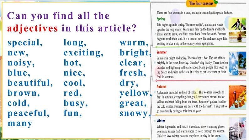 【新教材】牛津沪教版(六三制)七上Unit3 The seasons Grammar  课件05