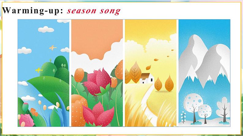 【新教材】牛津沪教版(六三制)七上Unit3 The seasons Listening  课件+音频02