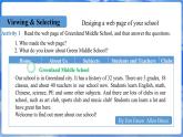 仁愛科普版（2024）英語七年級上冊--Unit 3 Our colorful School Life 第8課時Project and Review（課件+教案）