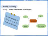 仁爱科普版（2024）英语七年级上册--Unit 1 Let's Be Friends! 第3课时  Thinking Skills and Reading Strategies（课件+教案）