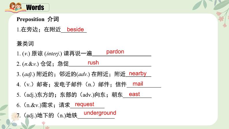 （人教版）九年级上册英语Unit 3 Could you please tell me where the restroom are（单元复习课件）第6页