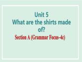 2024-2025学年九年级上人教版英语（成套课件） Unit5 课时3. Section A(Grammar Focus-4c)