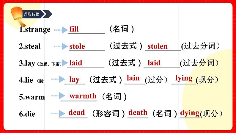 人教版九年级英语全一册 Unit 2 单元复习课件07