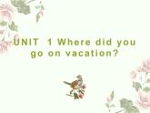 人教八年级上Unit 1 Where did you go on vacation单词用法及课文要点课件