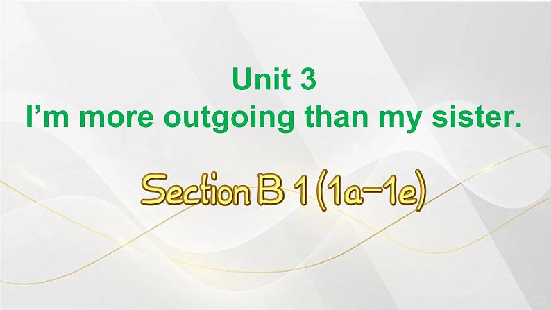 人教版初中英语八年级上册Unit 3 Section B 1a-1e课件01