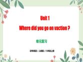 人教版初中英语八年级上册Unit 1 Where did you go on vaction？（单元复习课件）