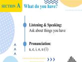 鲁教版（五•四学制）•英语_六年级 (上) - Bridging Unit 2 Section A 课件