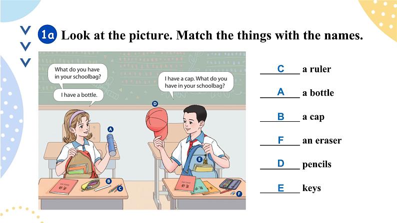 鲁教版（五•四学制）•英语_六年级 (上) - Bridging Unit 2 Section A 课件第5页