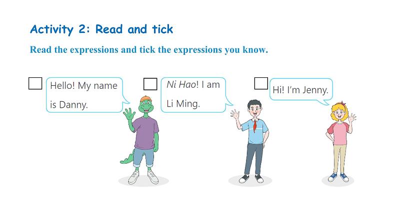 Unit 1 New school, new beginning! Lesson 1  Hello!（课件） 2024-2025学年冀教版（2024）七年级英语上册04