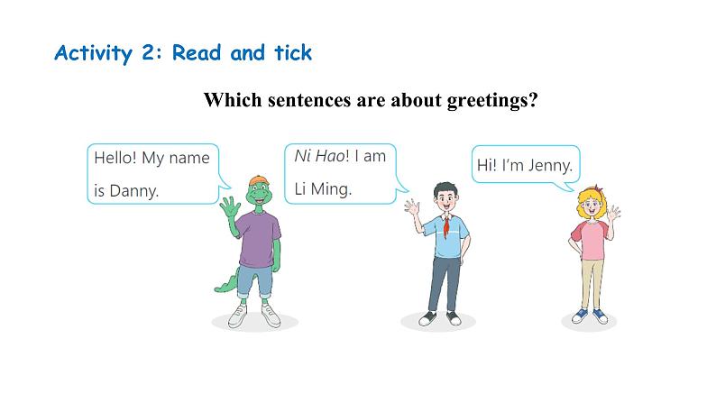 Unit 1 New school, new beginning! Lesson 1  Hello!（课件） 2024-2025学年冀教版（2024）七年级英语上册05