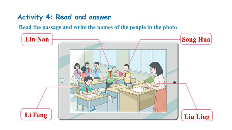 Unit 1 New school, new beginning! Lesson 3   Look at the photo!第7页