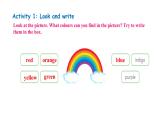 Unit 2 Learning English is fun! Lesson 4 Colours and feelings（课件） 2024-2025学年冀教版（2024）七年级英语上册