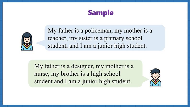 Unit 3  Family ties Lesson 1 Starting out+Reading (课件)--2024-2025学年外研版(2024)英语七年级上册07