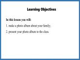 Unit 3  Family ties Lesson 5 Presenting ideas (課件)--2024-2025學(xué)年外研版(2024)英語七年級上冊