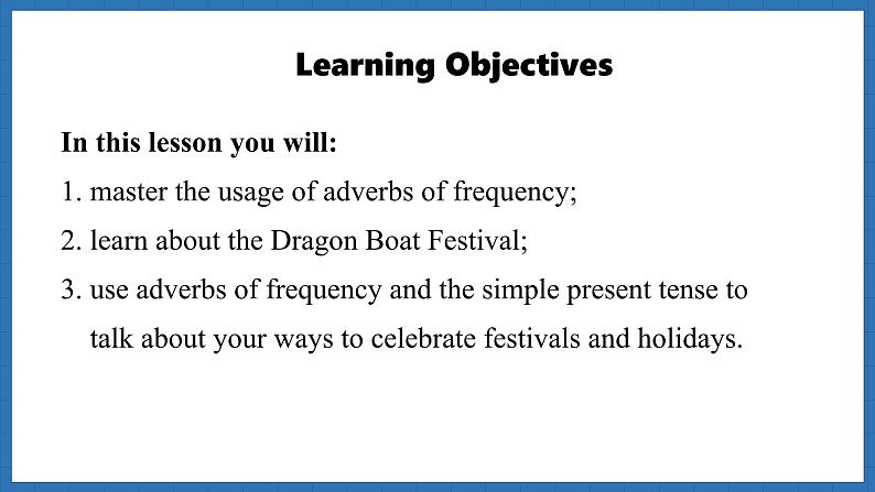 Unit 4  Time to celebrate Lesson 2 Grammar(课件)--2024-2025学年外研版(2024)英语七年级上册第2页