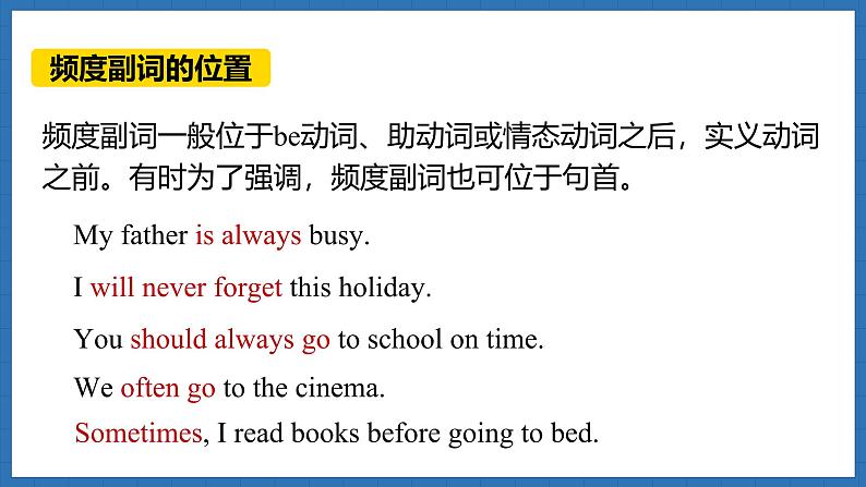 Unit 4  Time to celebrate Lesson 2 Grammar(课件)--2024-2025学年外研版(2024)英语七年级上册第6页