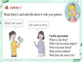 【核心素养】冀教版英语七年级上册 Unit 3 All about me  Lesson 5 About-me card 课件