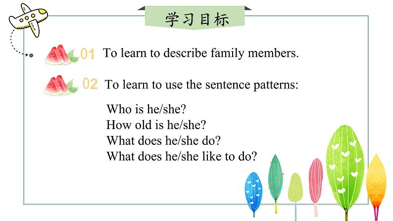 【核心素养】冀教版英语七年级上册 Unit 4 My family  Lesson 1  My family photo 课件02