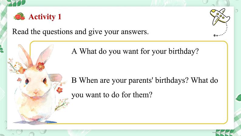 【核心素养】冀教版英语七年级上册 Unit 4 My family  Lesson 3 Grandma's birthday party 课件03