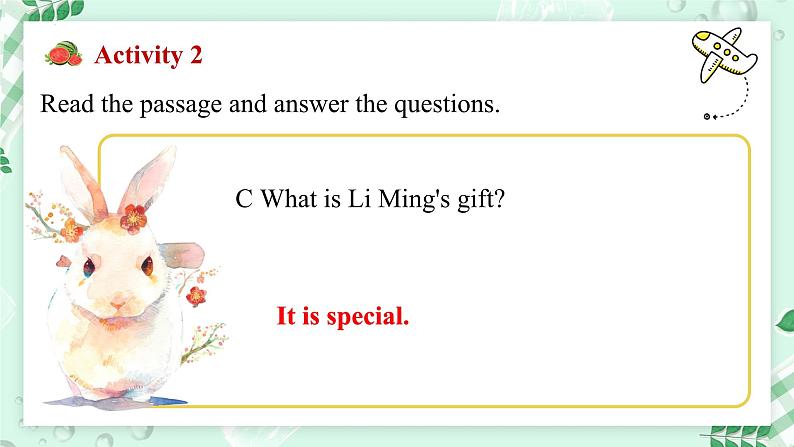 【核心素养】冀教版英语七年级上册 Unit 4 My family  Lesson 4 A birthday card 课件07