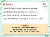 【核心素养】冀教版英语七年级上册 Unit 5 Animal friends Lesson 1  I'd like to have a pet!课件