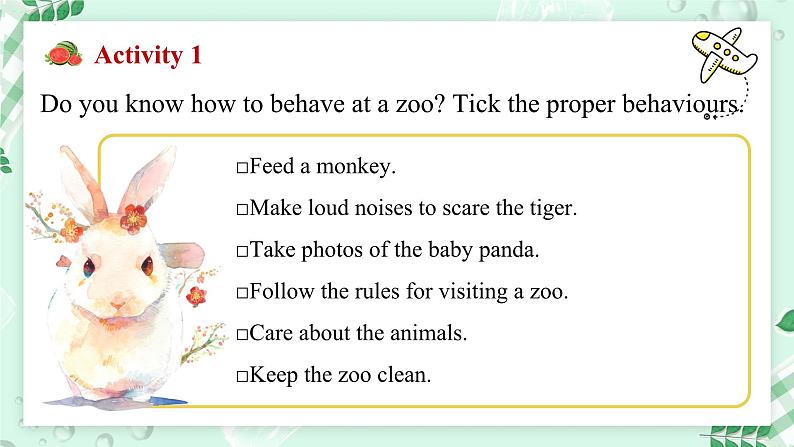 【核心素养】冀教版英语七年级上册 Unit 5 Animal friends Lesson 3 At the zoo 课件第3页