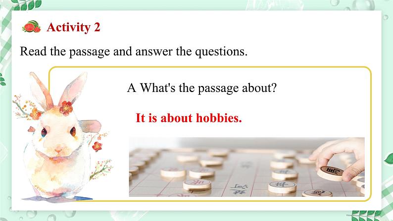 【核心素养】冀教版英语七年级上册 Unit 3 All about me  Lesson 4 What do you like to do课件07