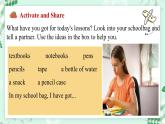【核心素養(yǎng)】北師大版英語(yǔ)七年級(jí)上冊(cè) Unit 2 School Life Lesson 3 Preparation Before School（課件）