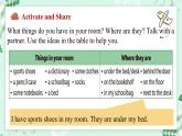 【核心素養(yǎng)】北師大版英語七年級上冊 Unit 3 Home and Places Lesson 3 Time to Tidy （課件）