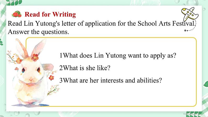 【核心素养】北师大版英语七年级上册 Unit 4 Interests and Abilities Lesson 5 Workshop （课件）04