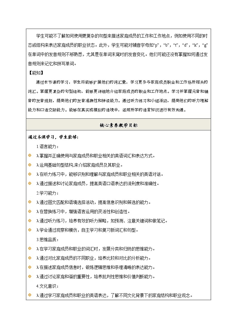 【新教材新课标】仁爱科普版英语七年级上册Unit2 Meet My Family 第2课时Fuction and pronunciation 课件+单元整体教学设计02