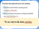Unit 6  A Day in the Life Section A（3a-3d） 课件- 2024-2025学年人教版七年级英语上册