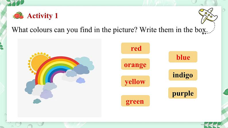 冀教版2024七年级上册英语Unit 2 Learning English is fun！Lesson 4  Colours and feelings 课件04