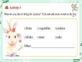 冀教版2024七年级上册英语Unit 4 My family  Lesson 2  A family picnic 课件