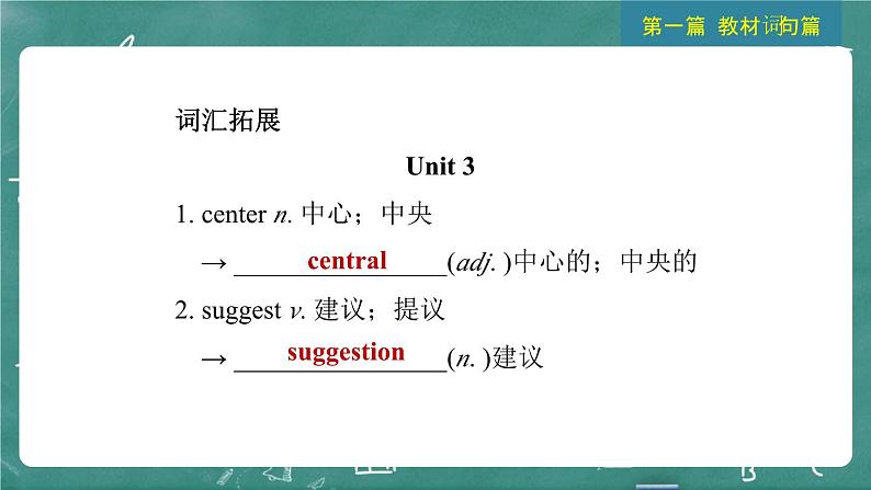 中考英语 教材词句篇 九年级全册 第17 讲 Units 3~4 习题课件第8页