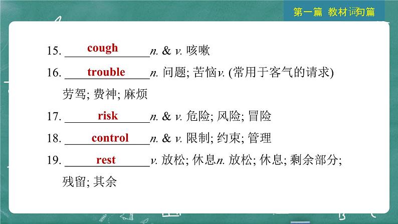 中考英语 教材词句篇 八年级下册 第11 讲 Units 1 ~ 2 习题课件第5页