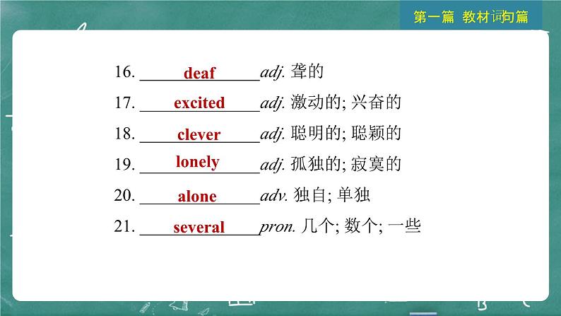 中考英语 教材词句篇 八年级下册 第11 讲 Units 1 ~ 2 习题课件第8页