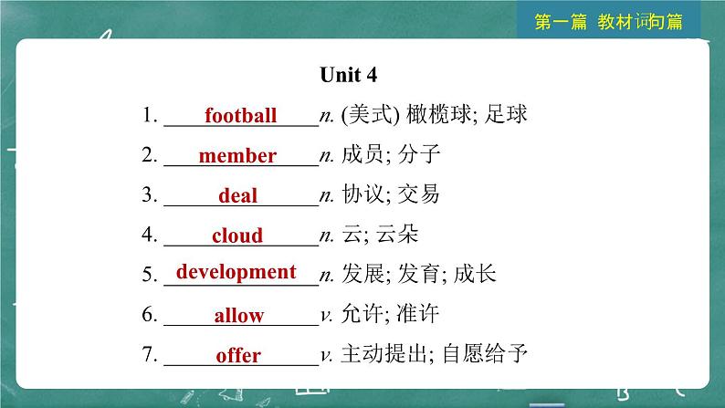 中考英语 教材词句篇 八年级下册 第12 讲 Units 3 ~ 4 习题课件第6页