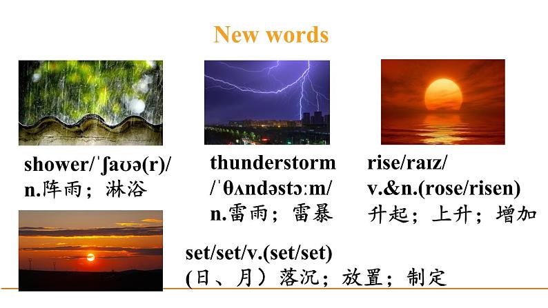 冀教版初中英语八下Unit 1 Lesson 1 How's the weather_课件+教案+素材03