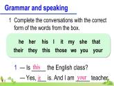 外研英語七年級上冊 Revision module APPT課件