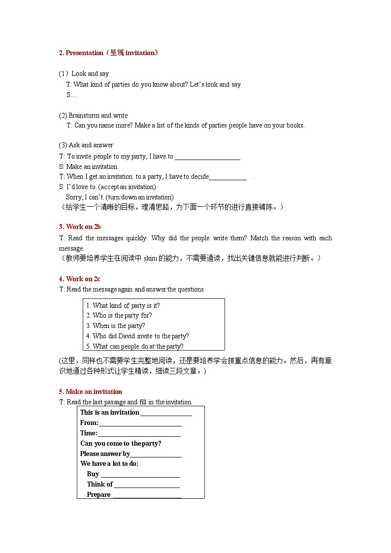 2013年秋人教版8年级上册 Unit 9 Period 4第2页