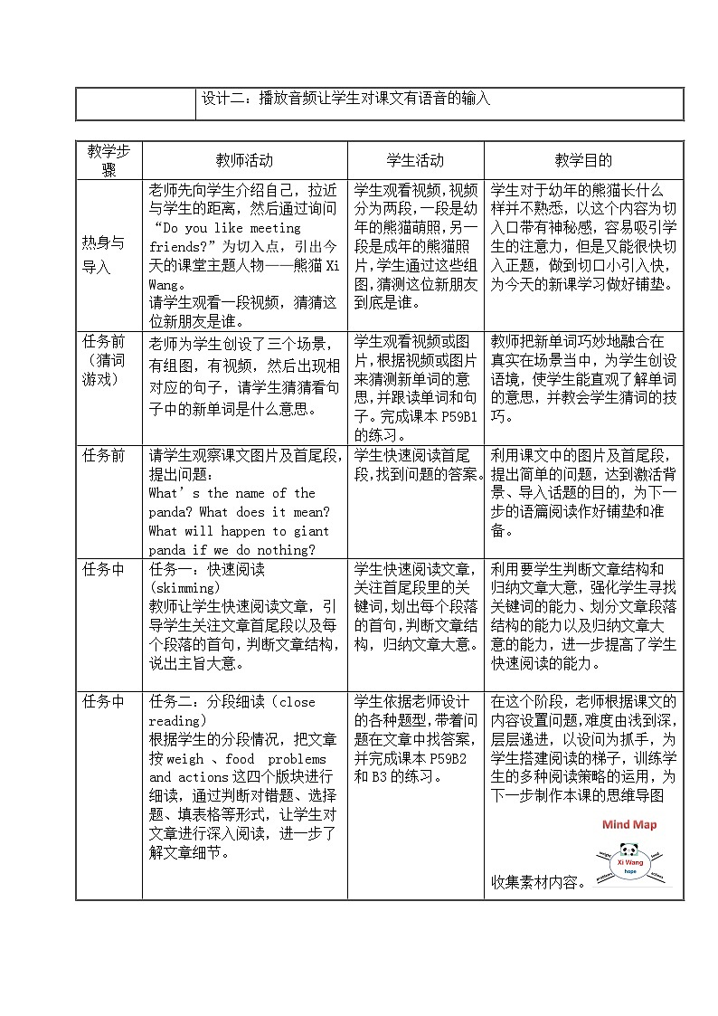 译林版英语八年级上册Unit 5 Wild animalsreading教案02