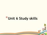 译林版英语八年级上册Unit 6 Birdwatching Study skills课件